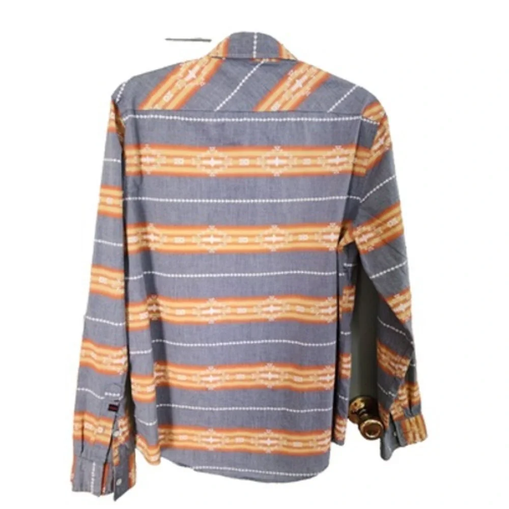 Adam Levine Southwestern‎ Pattern Long Sleeve Button Shirt Men's Medium